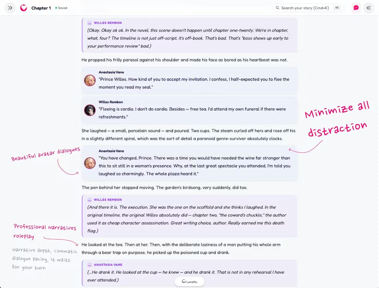 Lunafic screenshot 4