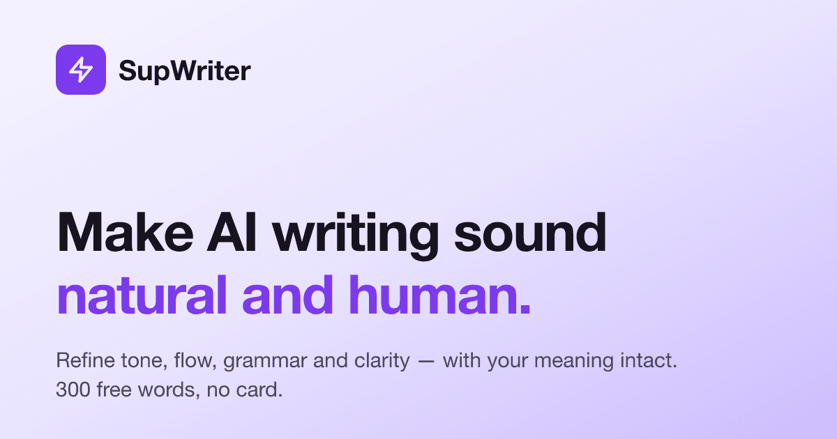 SupWriter screenshot 1