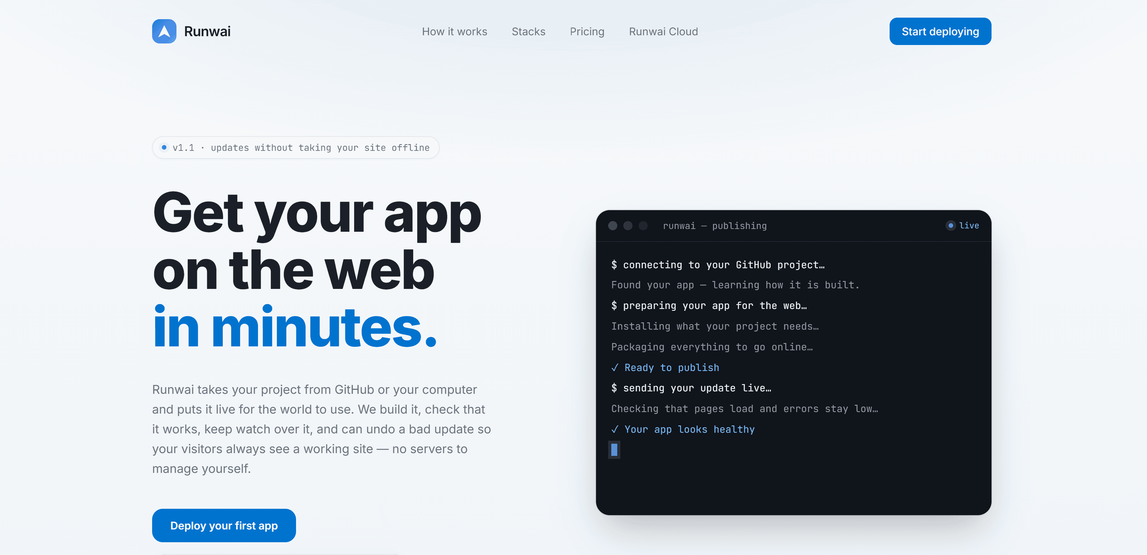 Runwai screenshot 1