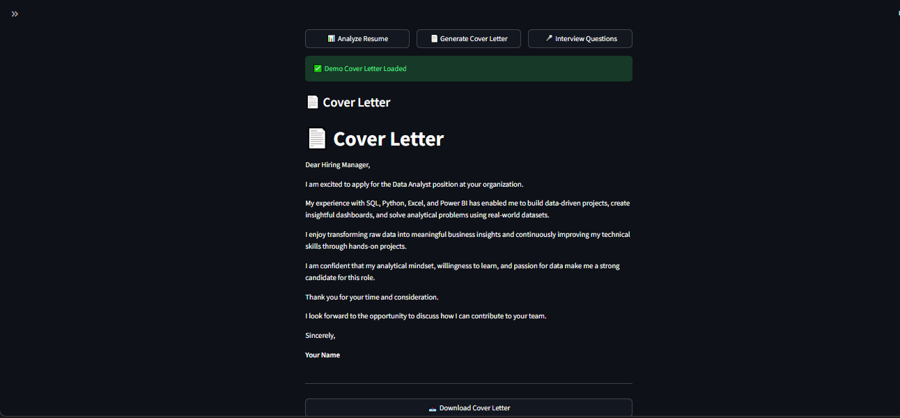 AI Resume Analyzer screenshot 2