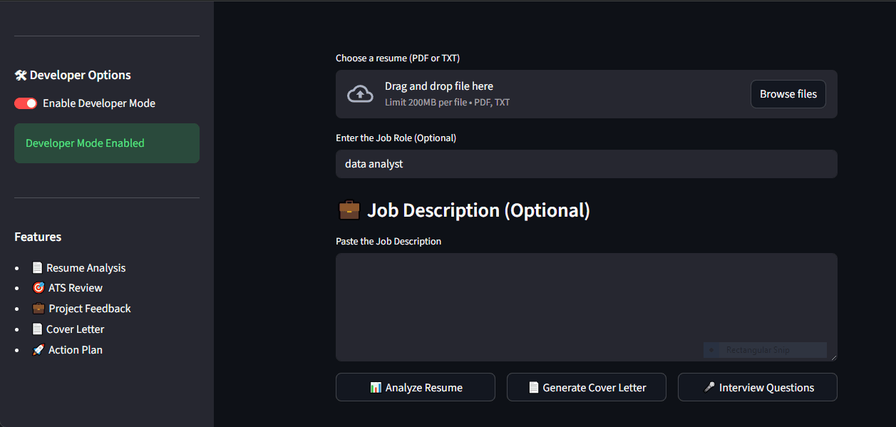 AI Resume Analyzer screenshot 3