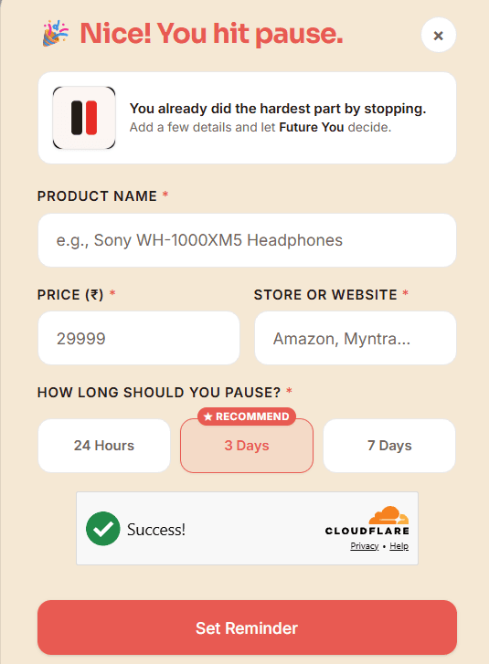 WaitandBuy screenshot 1