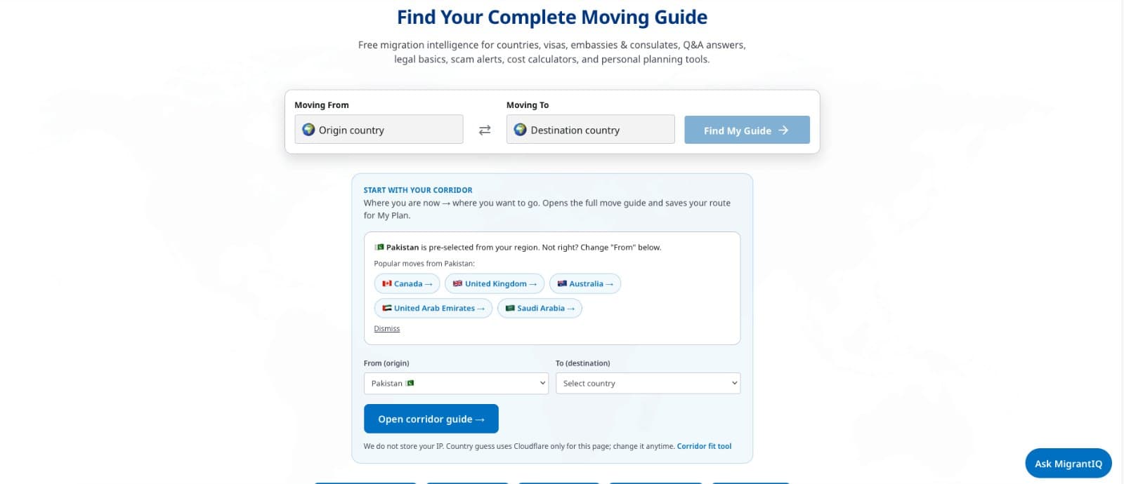 MigrantIQ screenshot 1