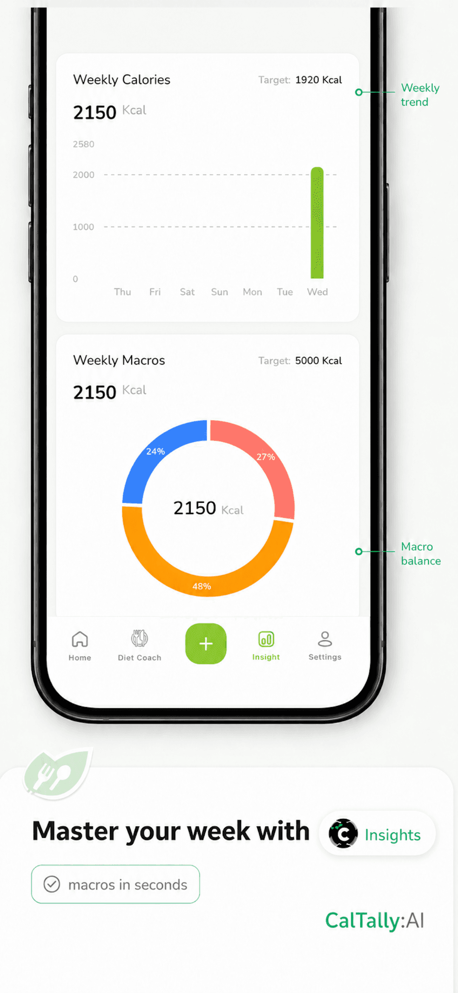 CalTally screenshot 4