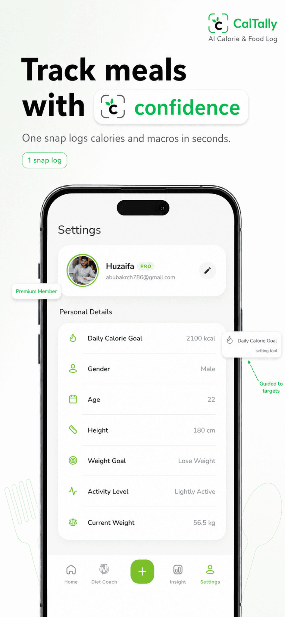 CalTally screenshot 5