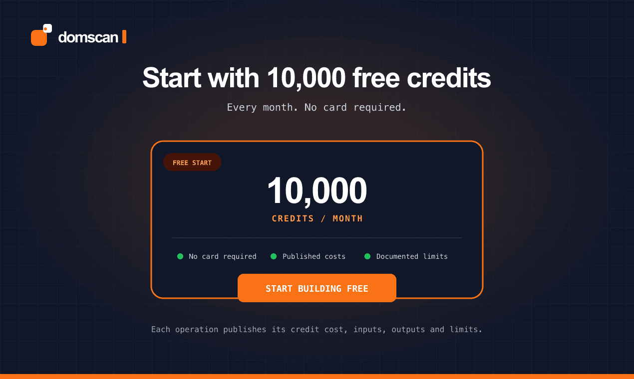 DomScan screenshot 5
