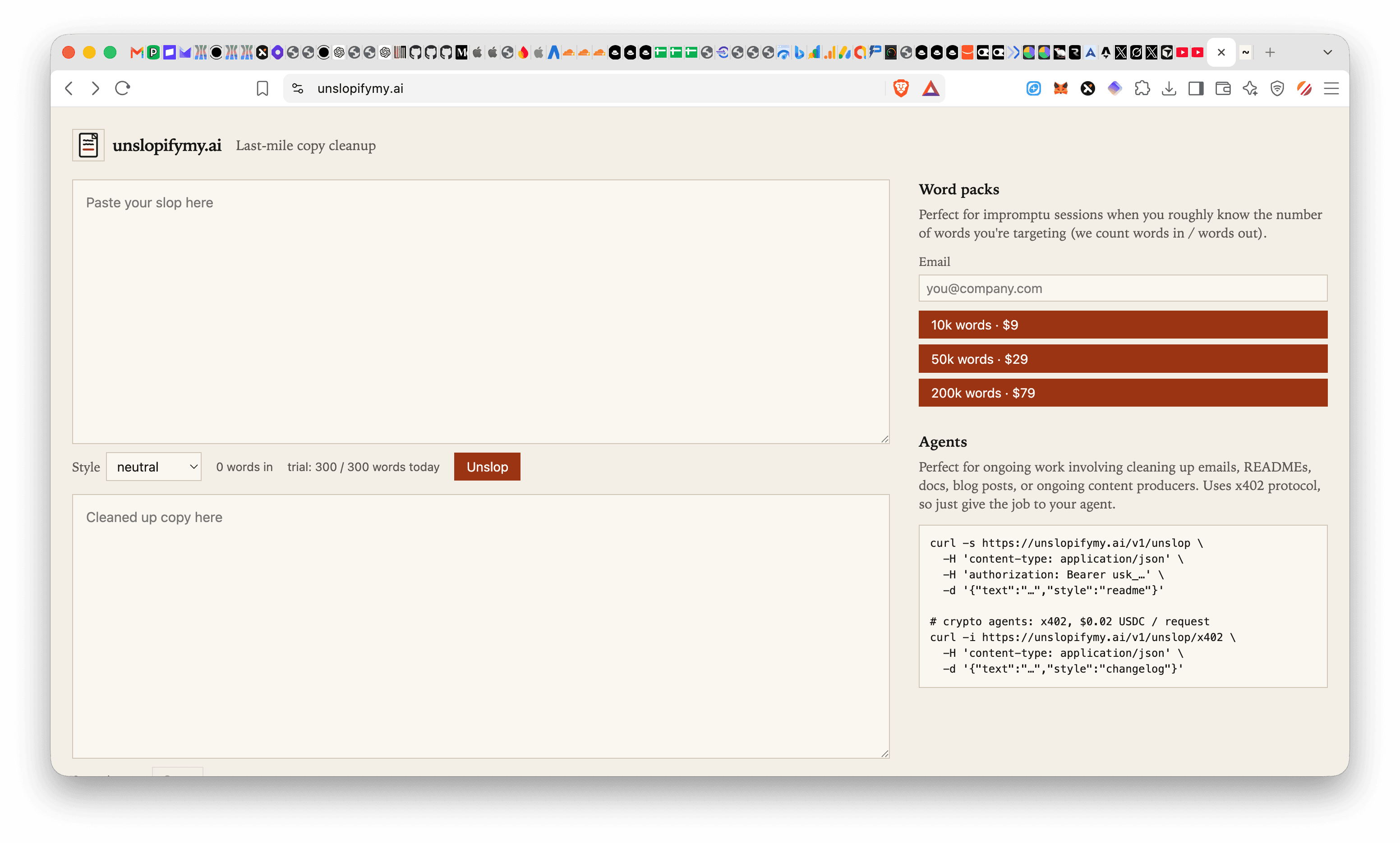unslopifymy.ai screenshot 1