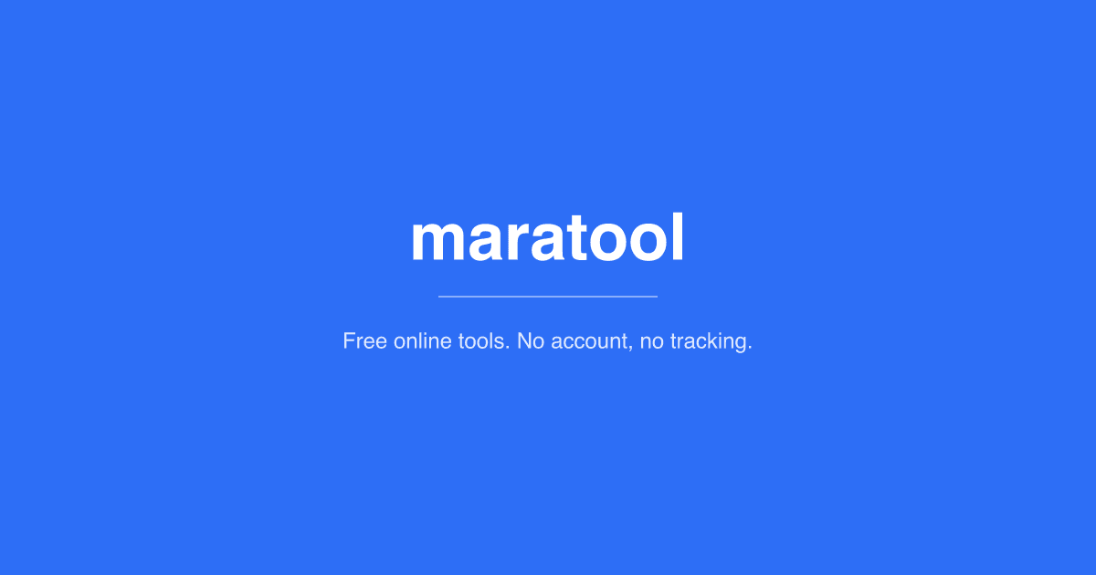 maratool screenshot 1